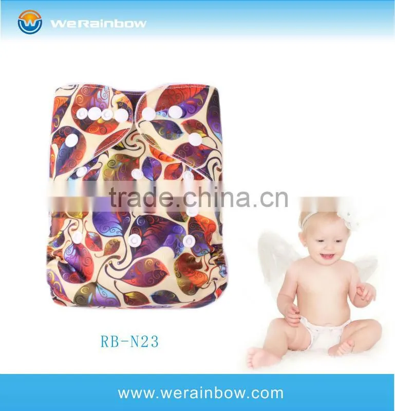 Newborn Ruffle Bamboo Diaper