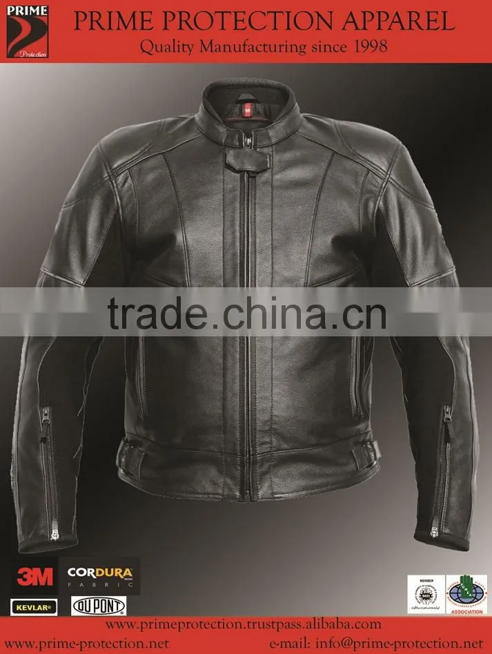 Genuine leather fine quality motorcycle jacket for women