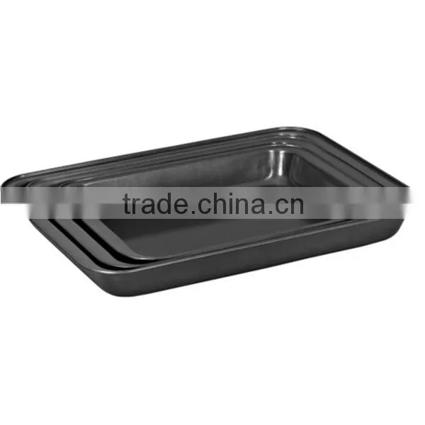 OEM carbon steel bakeware nonstick metallic cookie pan