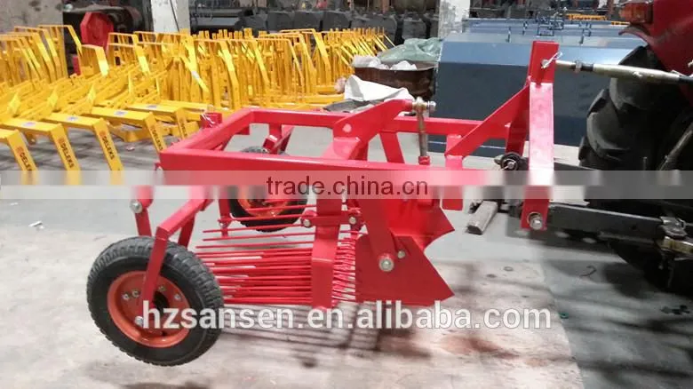 3 Point one Row Potato Digger for Tractors/ PTO Powered Potato Digger machine