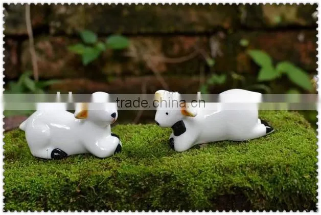 porcelain white sheep small figurine ornaments
