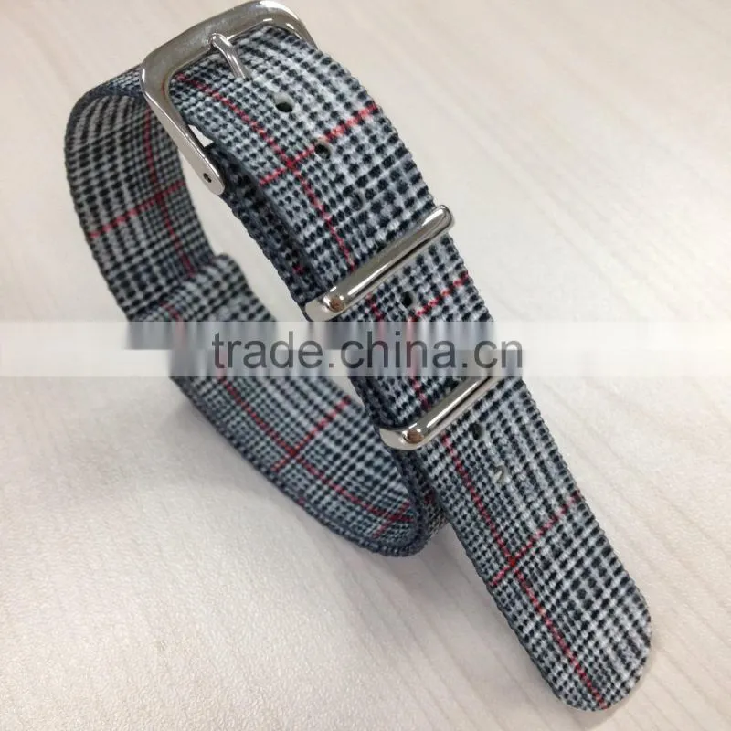 wholesale french flag nato nylon watch band with pvd hardware