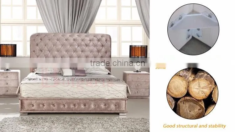 Modern Home Furniture luxury furniture king size indian double bed designs