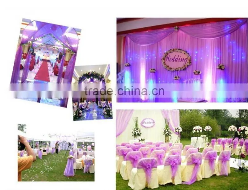 25M X 29CM Organza Roll Sash Chair Bows Table Runner Sashes Swags For Wedding