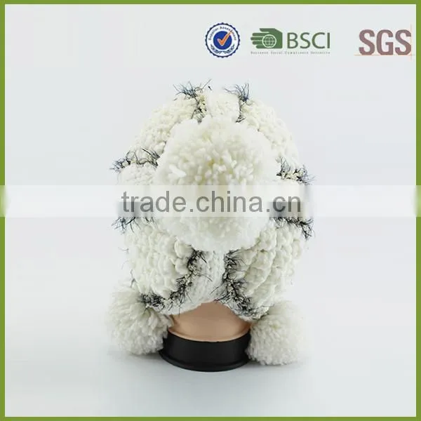 Winter 100 Acrylic Pom Pom Beanie Hats Wholesale