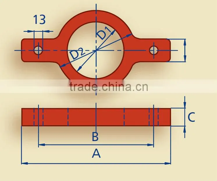EN877 SUPPORTS FOR DOWNPIPE SUPPORTS