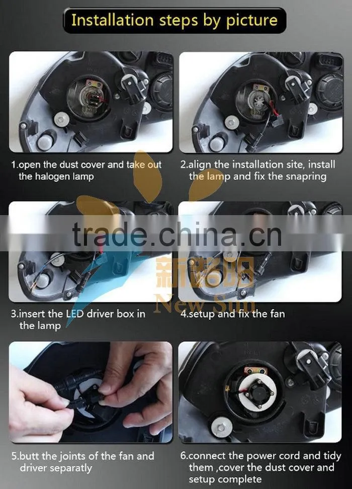 Hot sale Superbright Car Led Headlight H3 1600lm Led Auto Headlight H3
