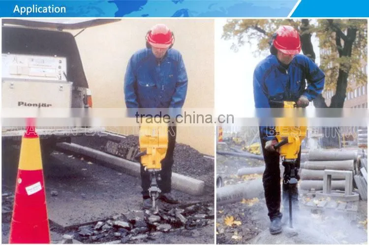 Hand Held Gasoline Petrol Pionjar 120 Yn27c Mining Rock Drill for Drilling