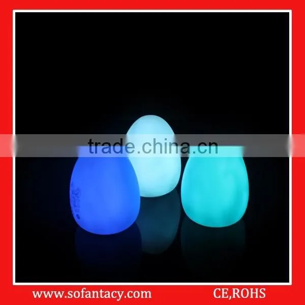 colour changing egg shape party lamp light