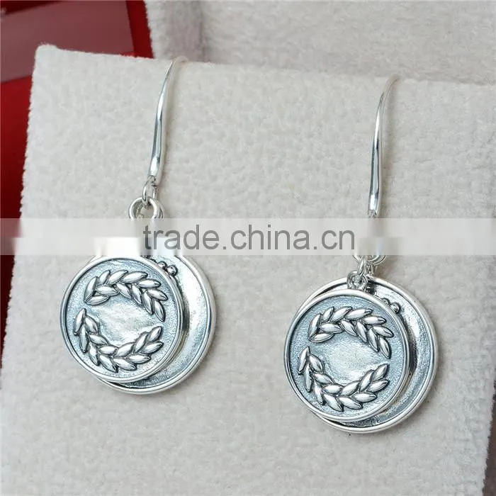 Black Antique Jewelry Thailand Silver Vogue Jewelry Earrings