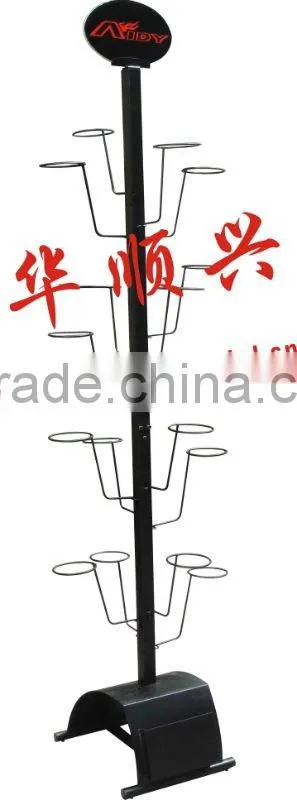 metal helmet display rack HSX-S425 hat metal rack