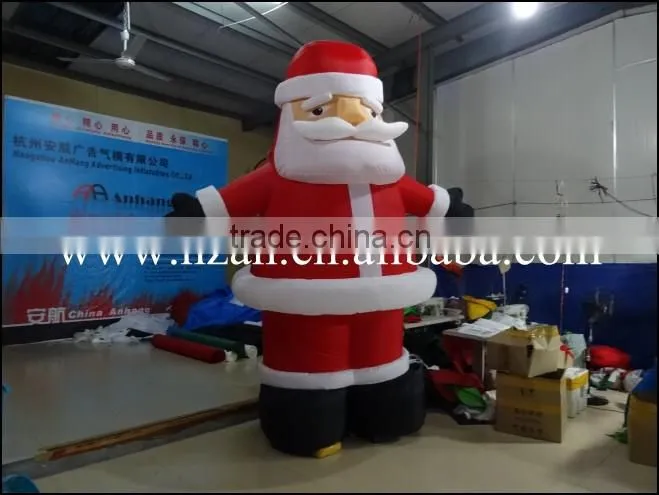 Cheap Christmas Inflatable Santa for Advertisement