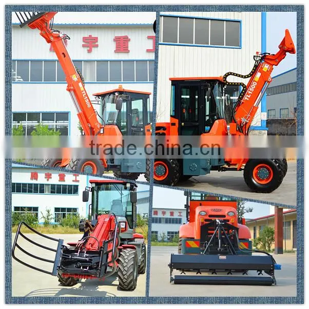 small farm loader TL1500 front end wheel loader cheap loader