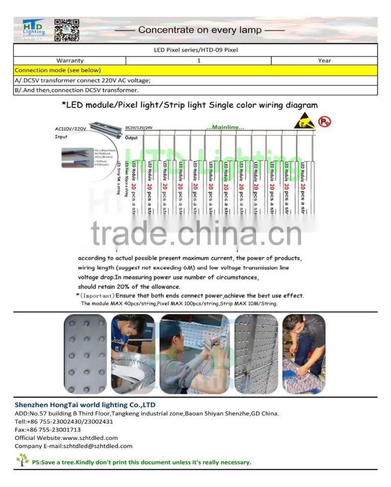led inject waterproof cutout 9mm diameter pixel bright light