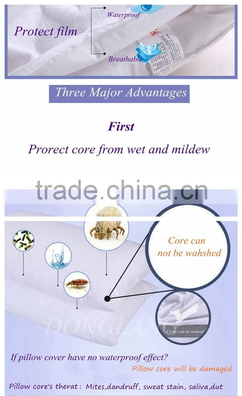 2016 New Style 20 Inch Throw Pillow Covers , Cotton/Polyester Waterproof Pillow Cover