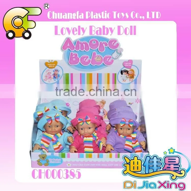 10 inch cotton body dolls lovely vinyl baby dolls with sound