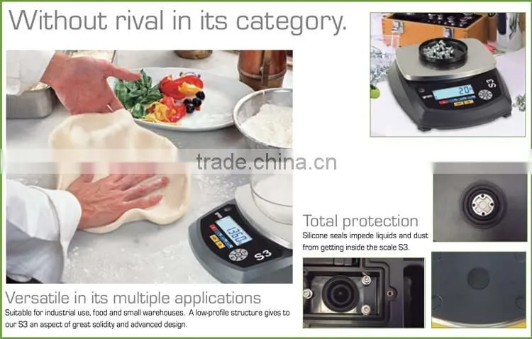 S3 Series IP66 Waterproof Digital Electronic Weighing Scales - 30kg / 5g