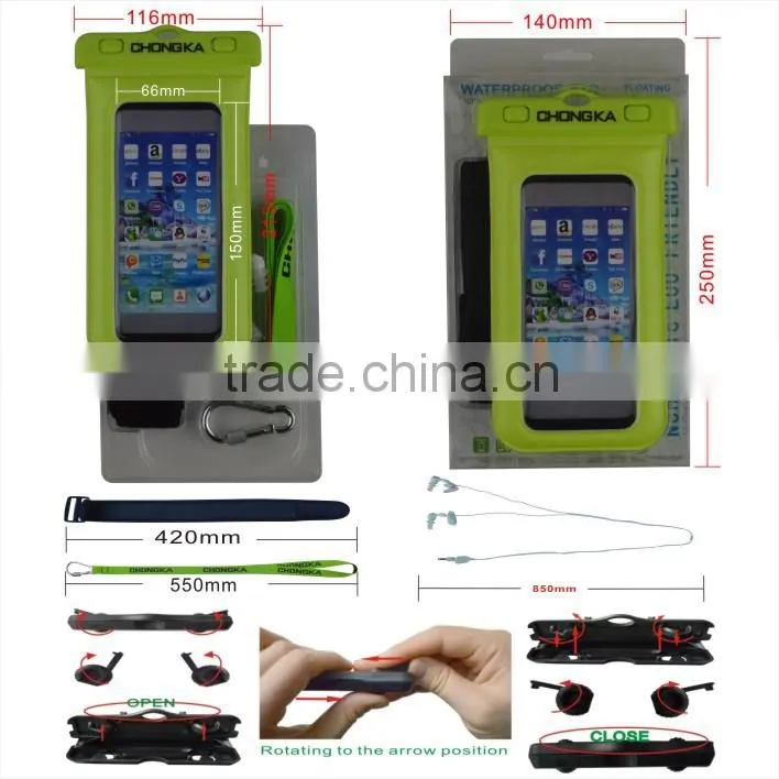 phone pvc waterproof case for mobile phone/waterproof pvc case for sony/smart phone case