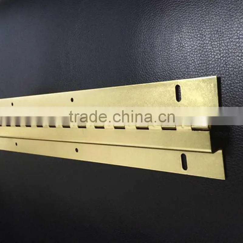 piano long hinge , Special Brass Plated piano hinge,