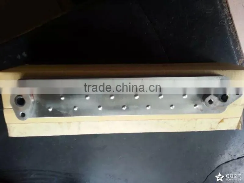 PE6 excavator engine parts of hydraulic oil cooler core for KOBELCO & UD diesel