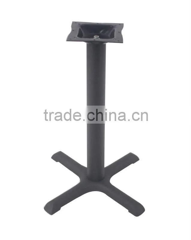 Cast Iron Black Cross Chair Base