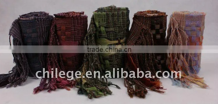 cheap fashion wool crochet multi colors ring scarfs