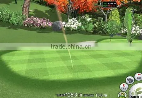 simulated golf