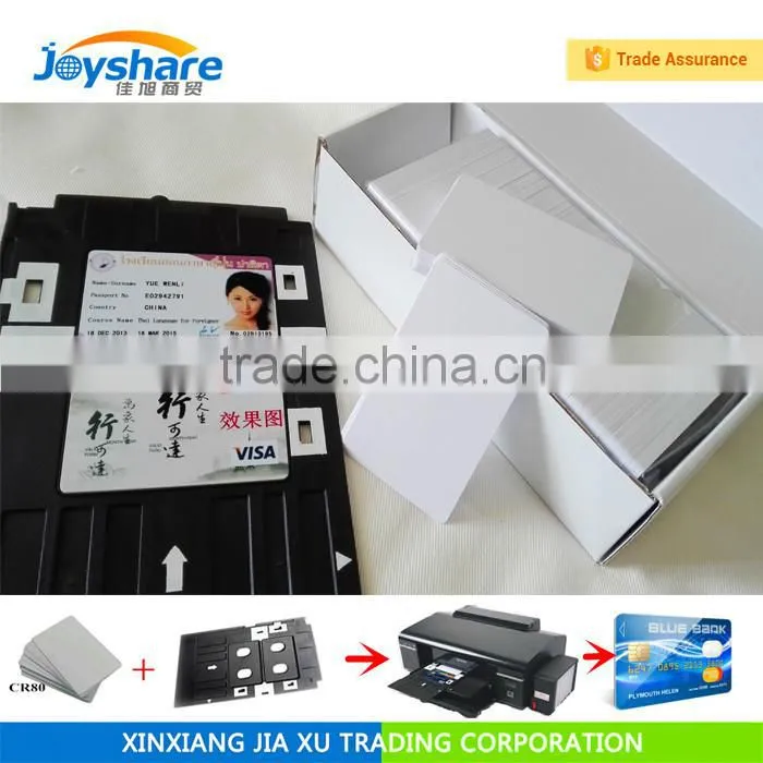 inkjet printable pvc loyalty card for epson r230 printer