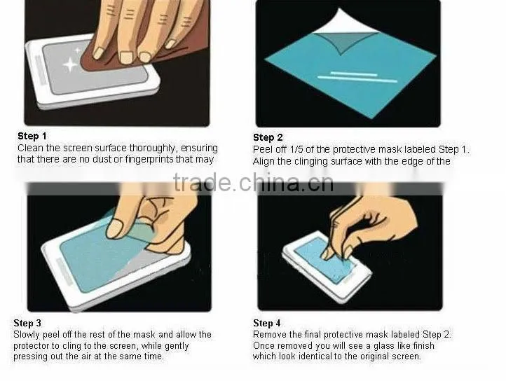 9H hardness 2.5D round or straight angle tempered glass screen protector for cellphone