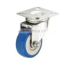 Light Duty 2" Blue PVC Wheel Screw Stem Casters