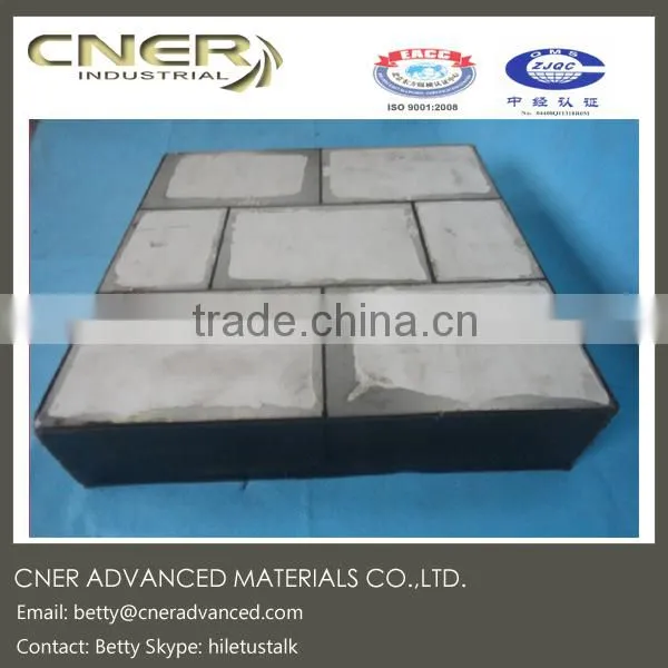 Polyurethane Ceramic Wear Panel, wear resistant composite liner for mining chute
