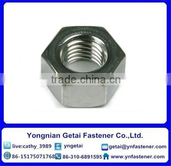 201/202/304/316 Stainless Steel Hexagon Nuts and Bolts M6-M56