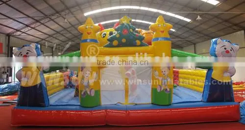 Best quality durable amusement sport games inflatables fun city with CE EN71 approved for outdoor use