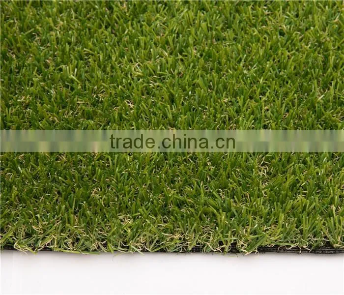 20mm height straight & curled yarn landscaping artificial grass carpet