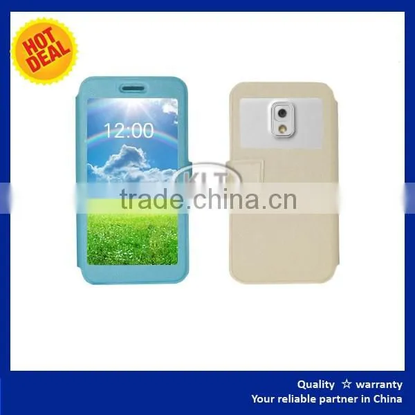 2016 New Mobile Accessories Visible Front window Cell phone case for Blu leather case