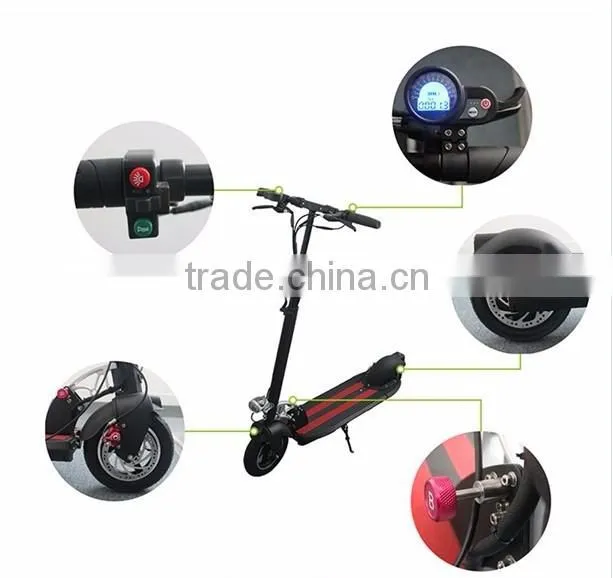 36V 800W electric skateboard 2 wheel city foldable chariot for sale