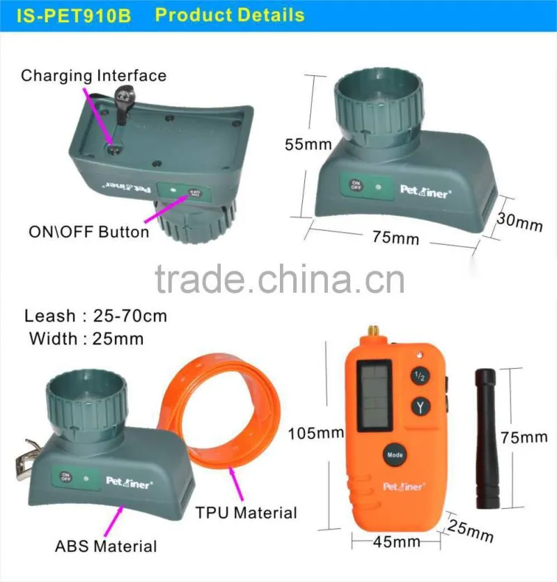 Pet Training Large Dog Device Tone Rechargeable Tone Training Collar For One Dog