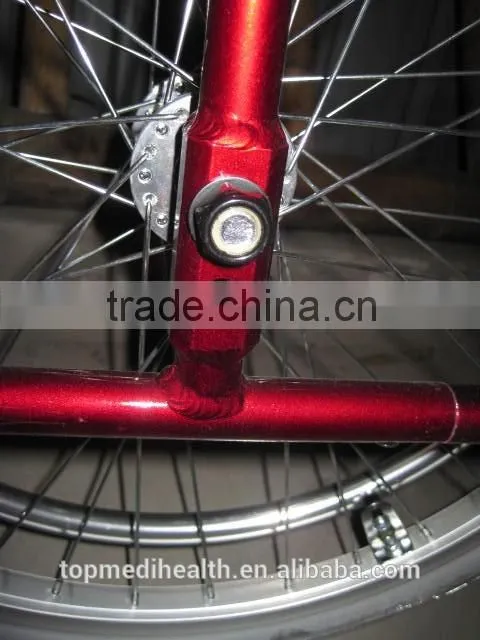 Ultra-low promotion price drop back handle aluminum wheelchair