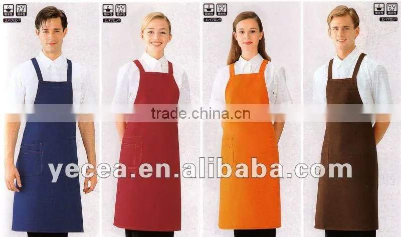 HOT selled unisex resturant chef and waiter apron uniform
