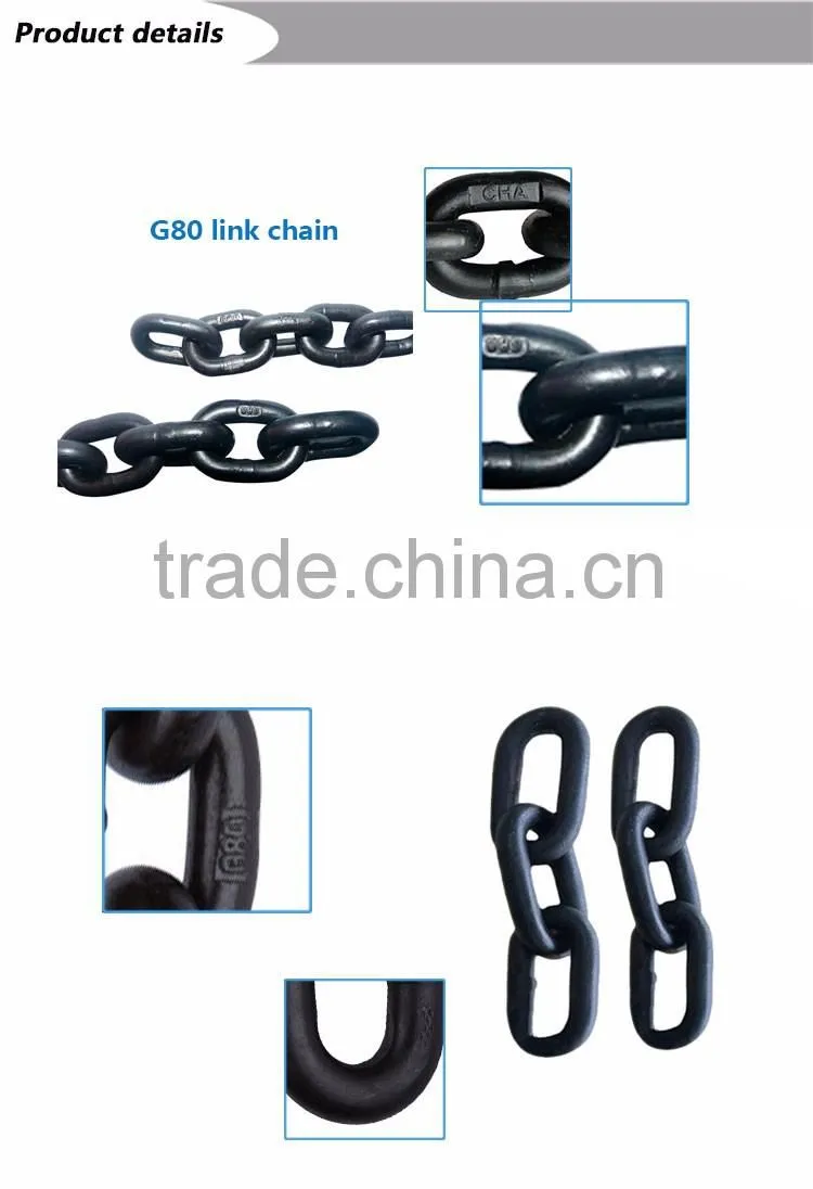 Galvanized DIN 22252 Fishing chain long link lifting chain