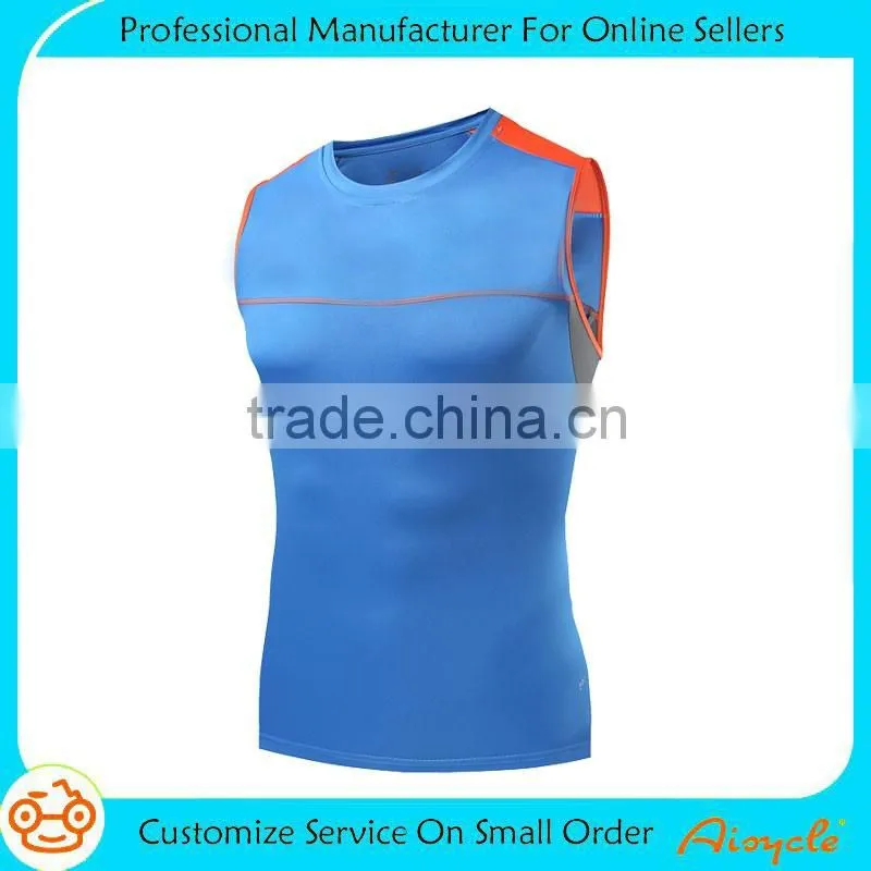 Men's compression belly buster singlet underwear slimming top sports tank top