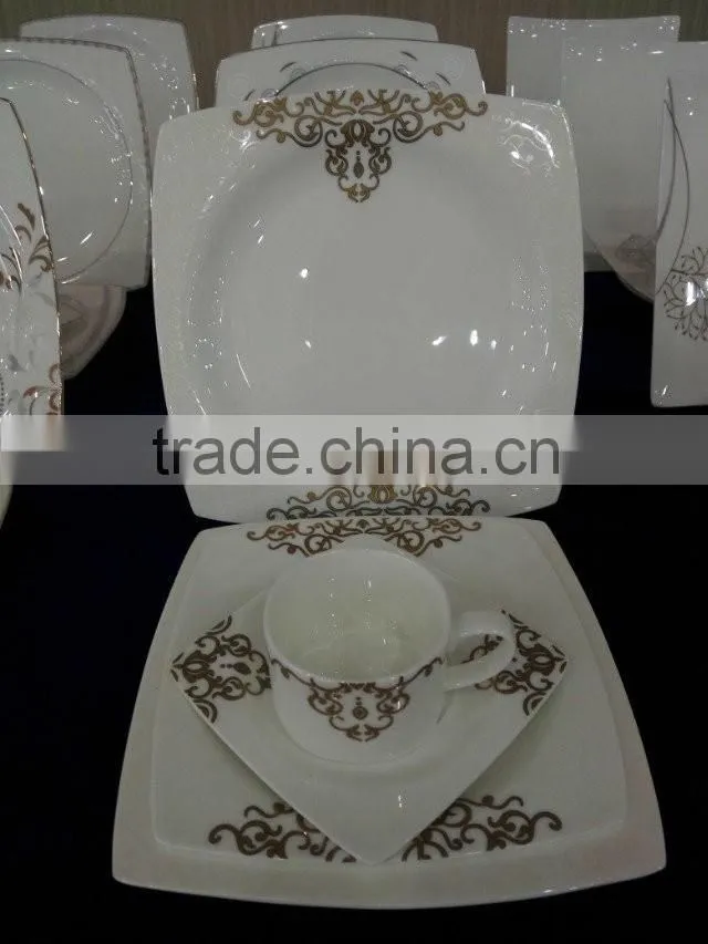 86pcs Bone china Dinner set/dinnerware sets/porcelain dinner plate