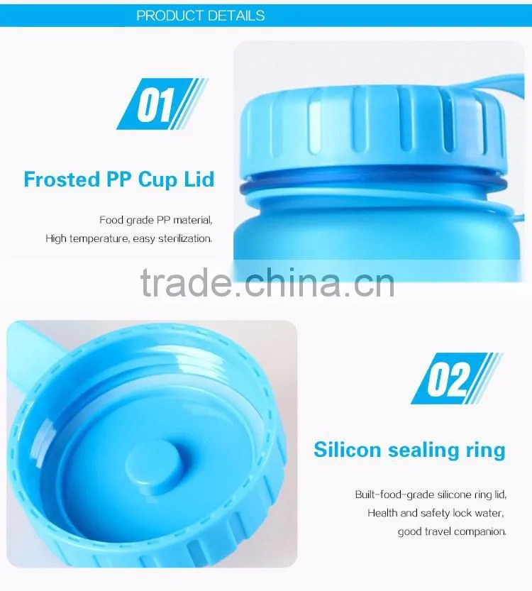 22oz Plastic Cup School Bike Drinking Shaker Water Bottle for Kids