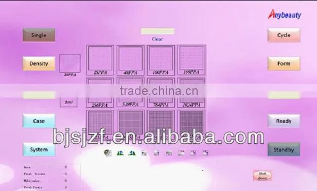 1550nm fiber laser machine F8 for fade acne