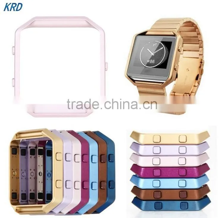 11 Colors Metal Stainless Steel Watch Frame Replacement For Fitbit Blaze Smart Watch Accessories