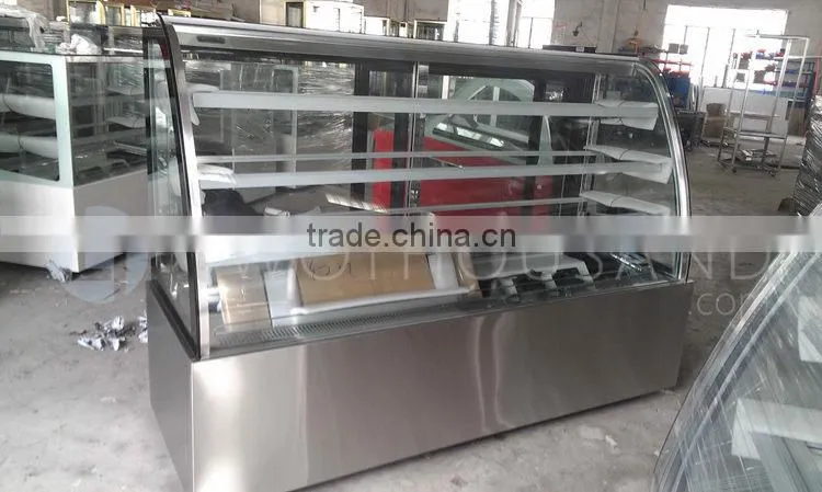 Commercial Used Bakery Display Cases for Sale, 2-8 C, 225 L, 3 Shelf, CE, TT-MD76A
