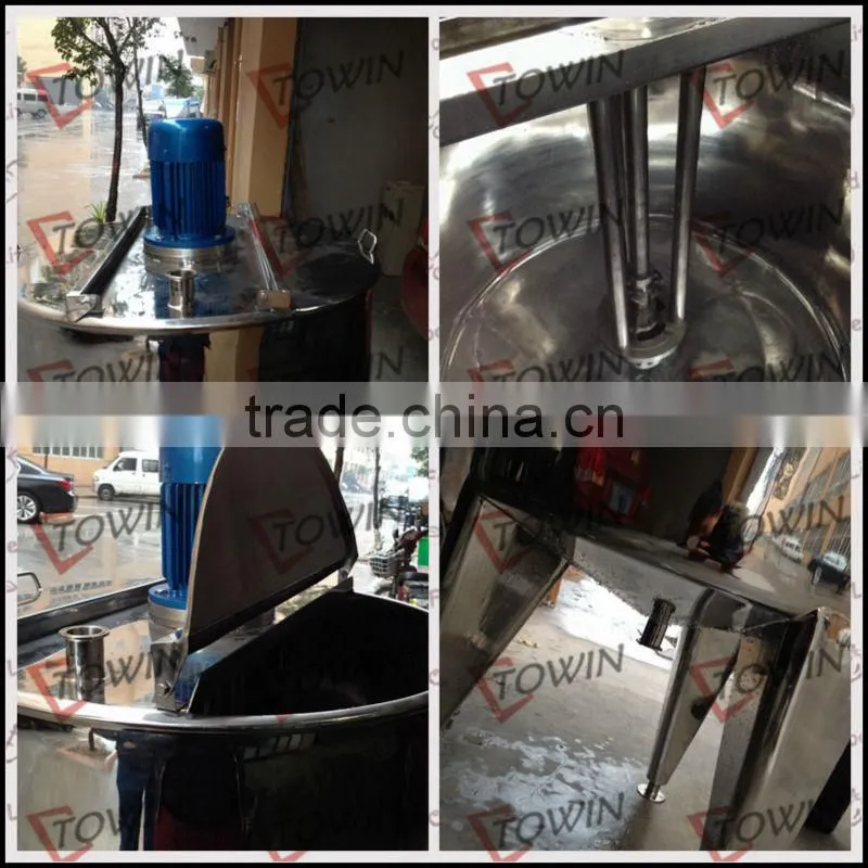 100-10000L stainless steel high pressure chemical reactor with condensor