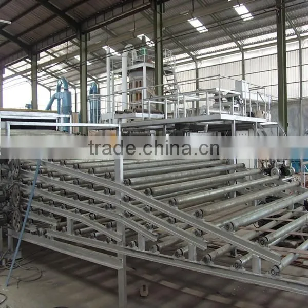 paper faced gypsum board machine