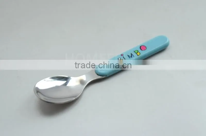 new products plastic handle flatware baby sets