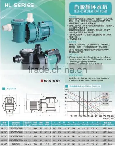 HL-400 pool circulation pump
